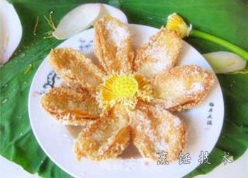 炸荷花