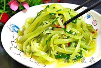 韭菜炒莴笋