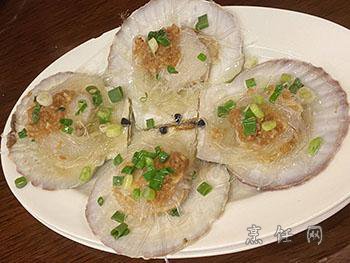 蒜蓉蒸扇贝